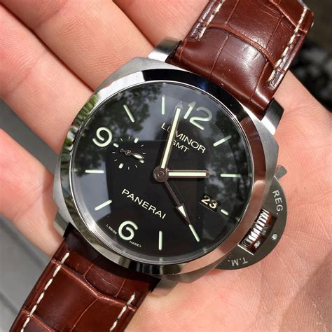 panerai 320 thickness|Panerai Luminor 1950 GMT (PAM 320) Review .